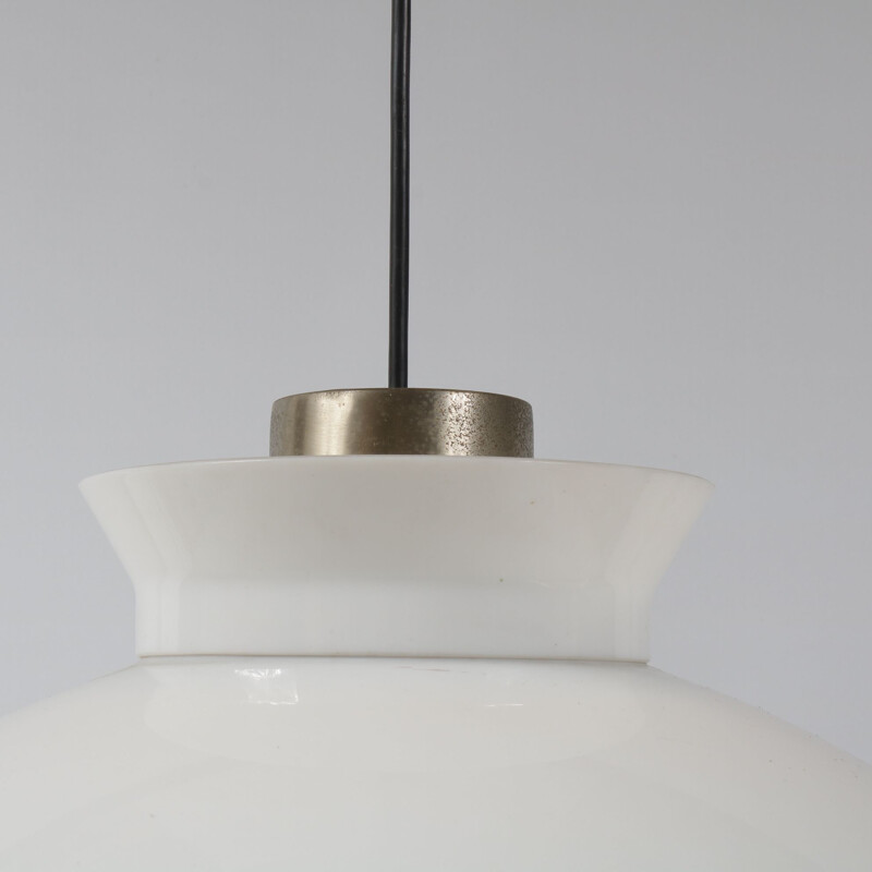 Vintage glass pendant lamp for Flos 1960s 