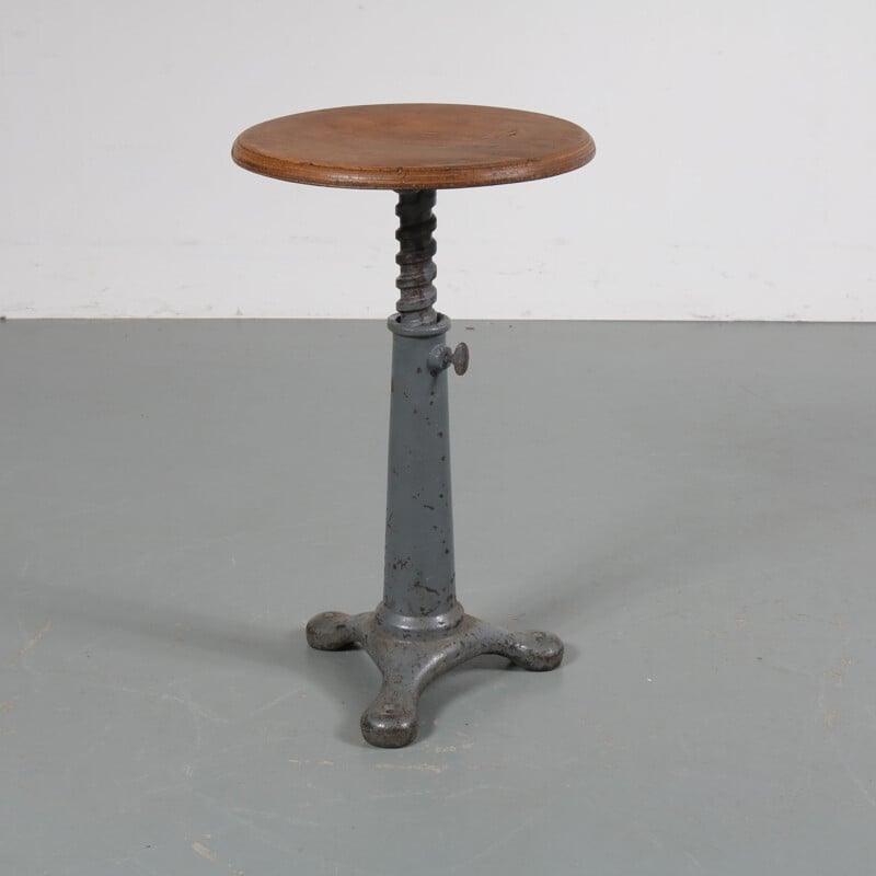Vintage Industrial stool 1930s