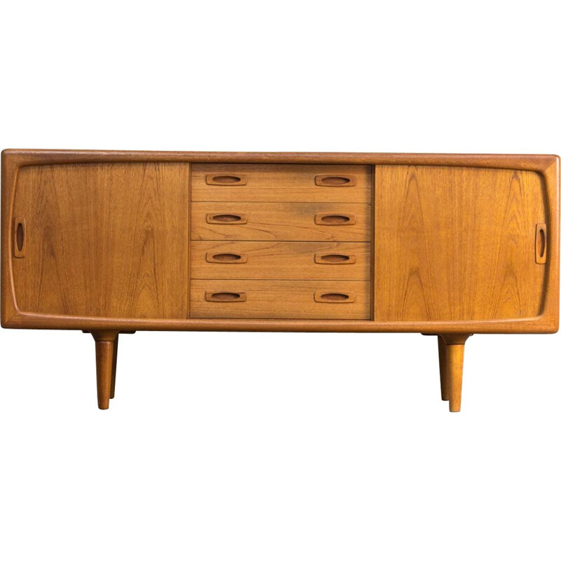 Enfilade vintage en teck de H.P. Hansen Danemark 1950s