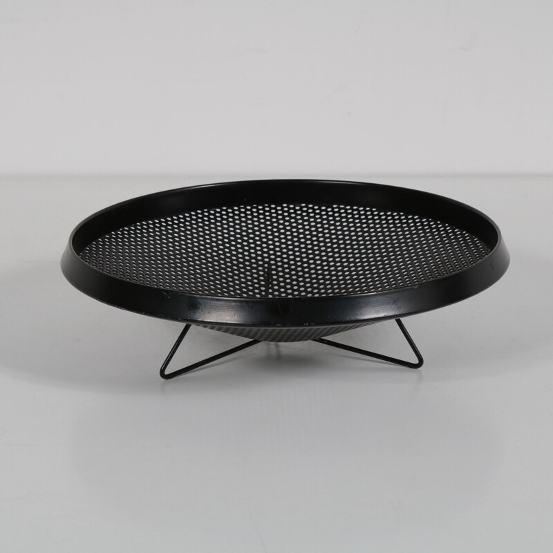 Vintage metal fruit bowl by Mathieu Matégo for Artimeta 1950s