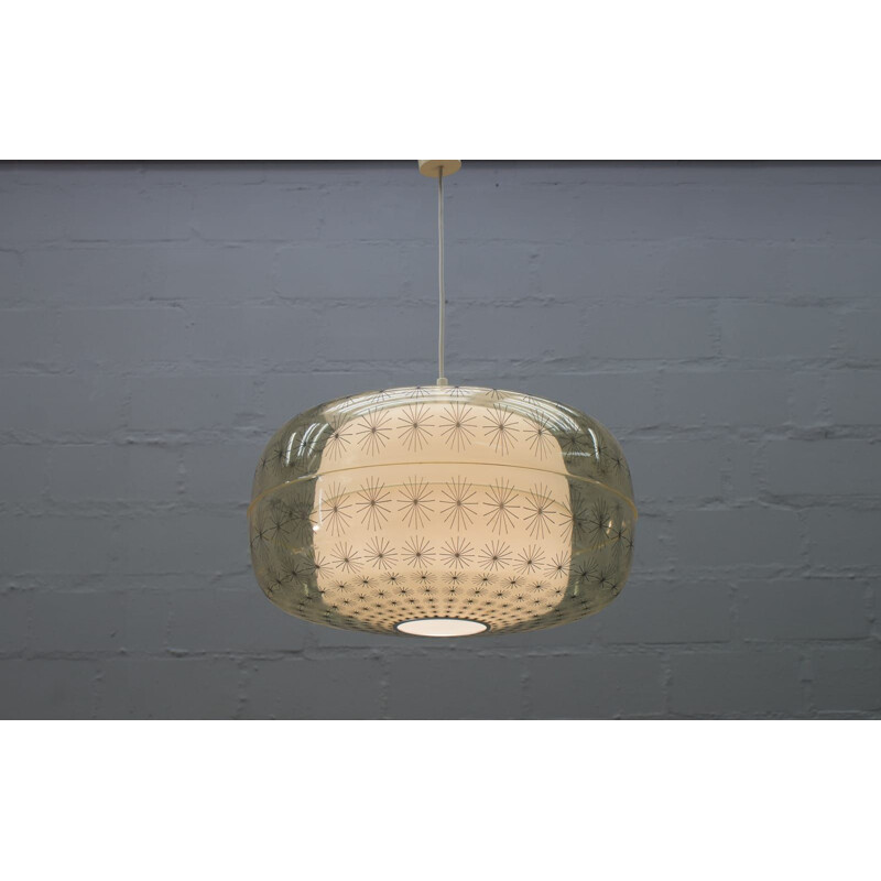 Vintage pendant lamp by Aloys F. Gangkofner for Erco Leuchten 1960s