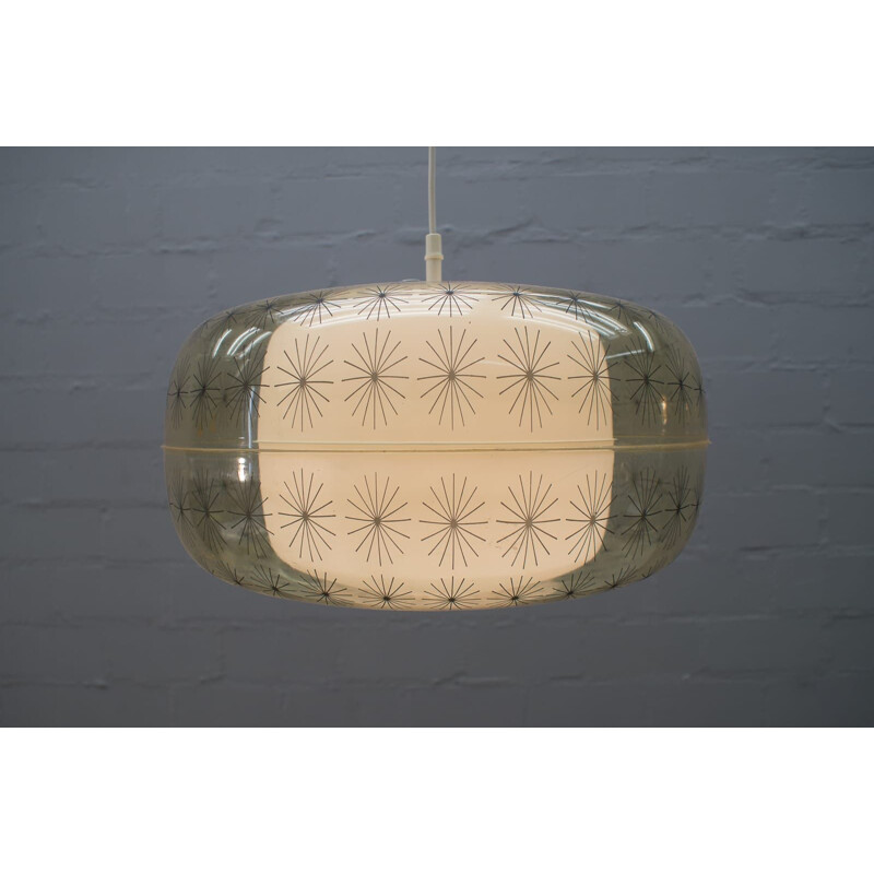 Vintage pendant lamp by Aloys F. Gangkofner for Erco Leuchten 1960s