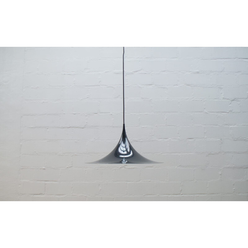 Vintage black pendant lamp by Claus Bonderup & Torsten Thorup for Fog & Mørup 1970s