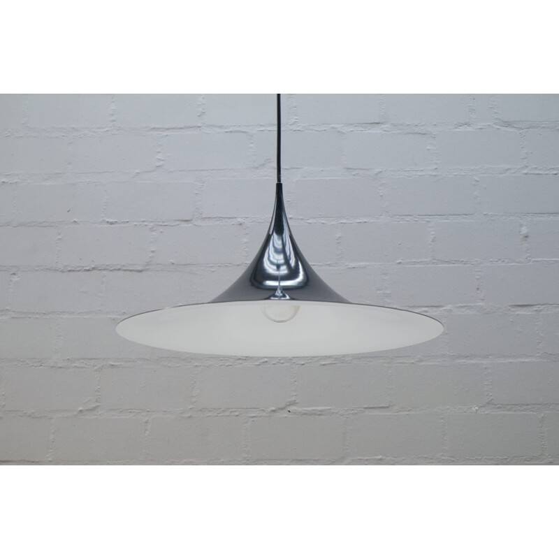 Vintage black pendant lamp by Claus Bonderup & Torsten Thorup for Fog & Mørup 1970s