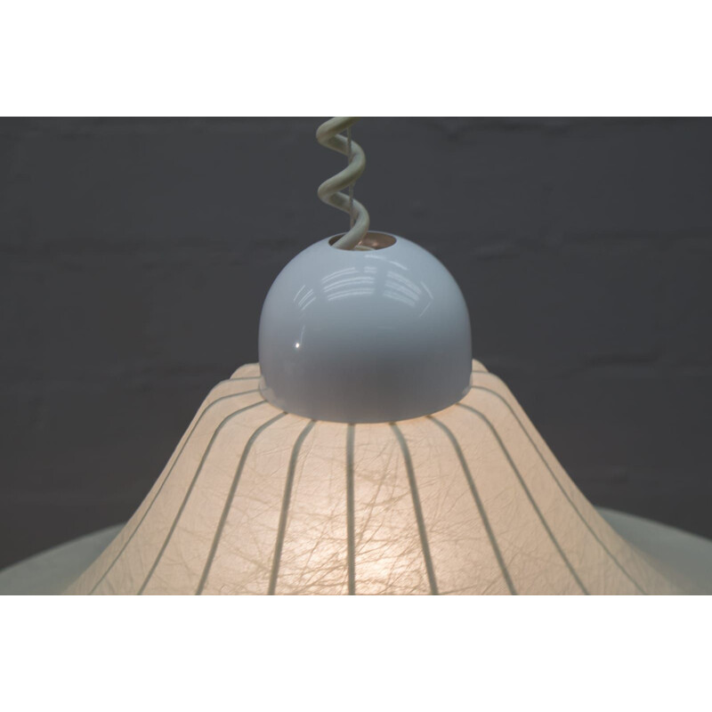 Vintage adjustable cocoon pendant lamp, 1970