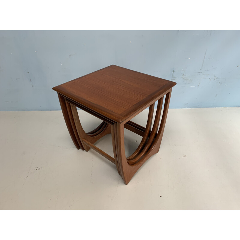 Vintage teak nesting tables by G plan 1960s
