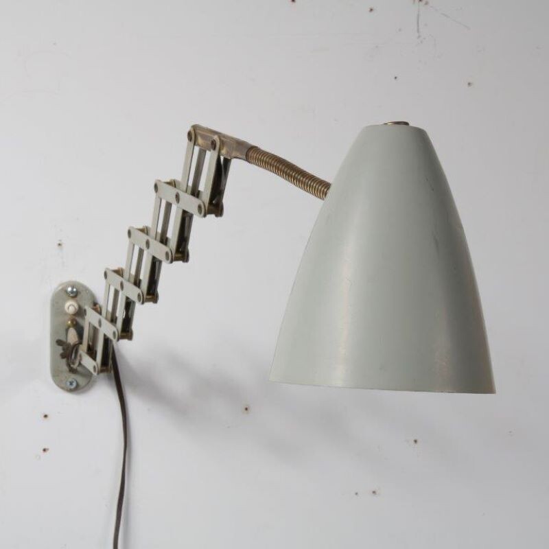 Vintage wall lamp "scissors" by Hala,Netherlands,1950