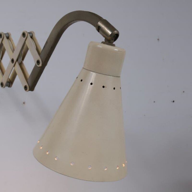 Vintage wall lamp "scissor" by Hala,Netherlands,1950 