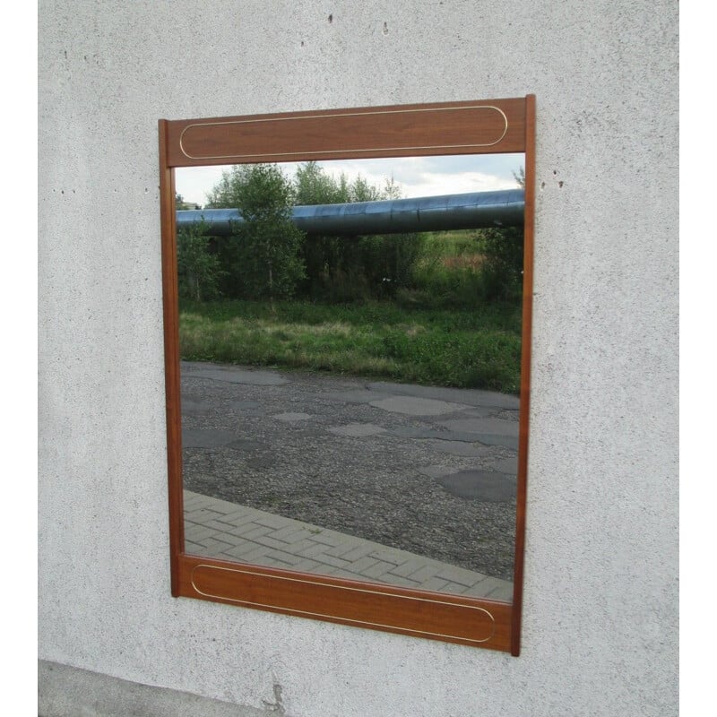 Vintage Scandinavian mirror from the 70s