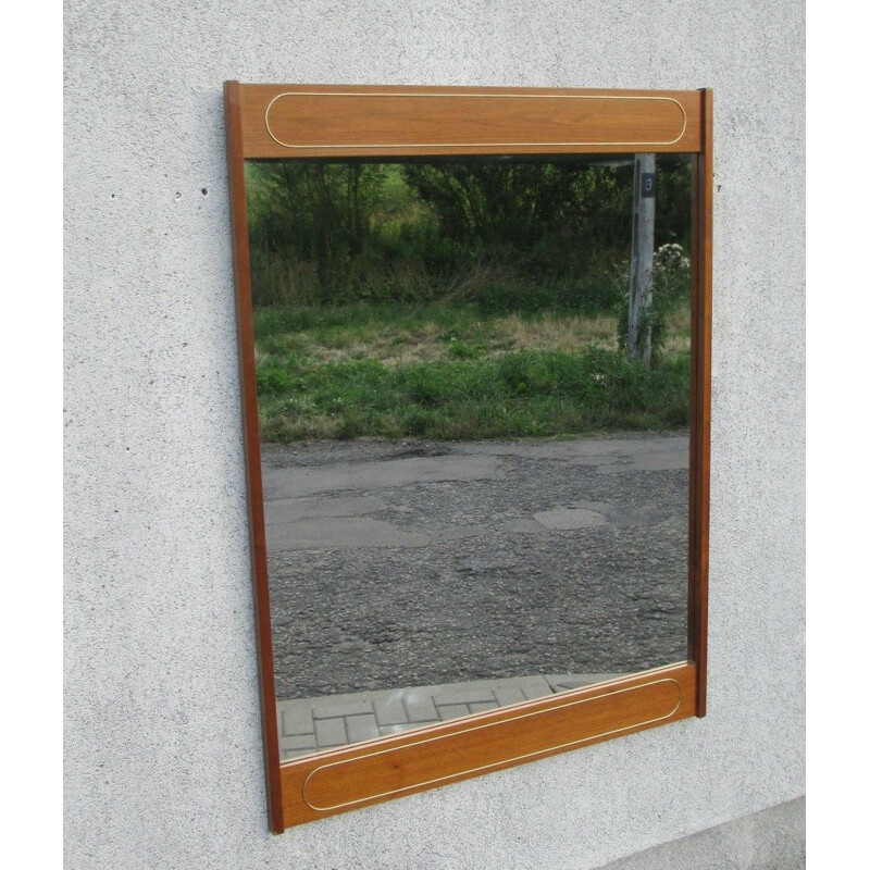 Vintage Scandinavian mirror from the 70s