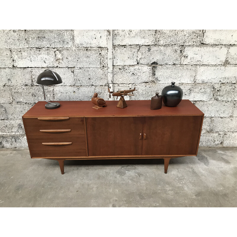 Vintage Scandinavian sideboard in teak from the 60s