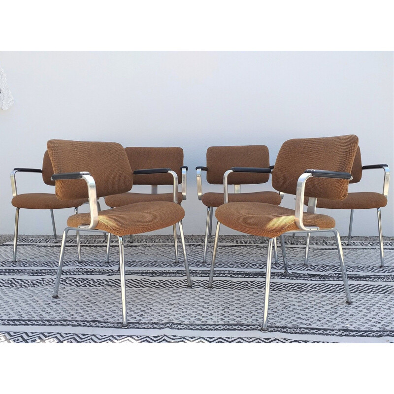 Vintage set of 6 armchairs from the 70s