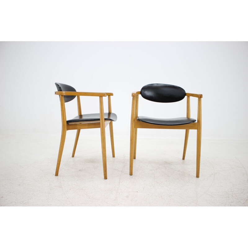 2 scandinavian armchairs from the 60s