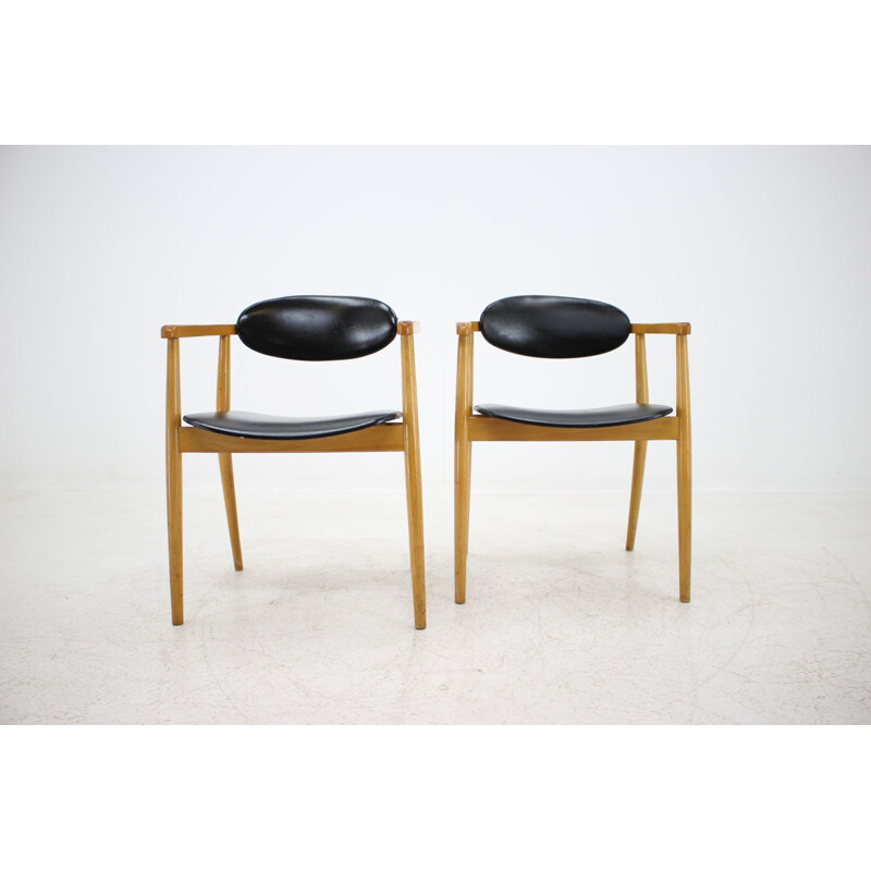 2 scandinavian armchairs from the 60s