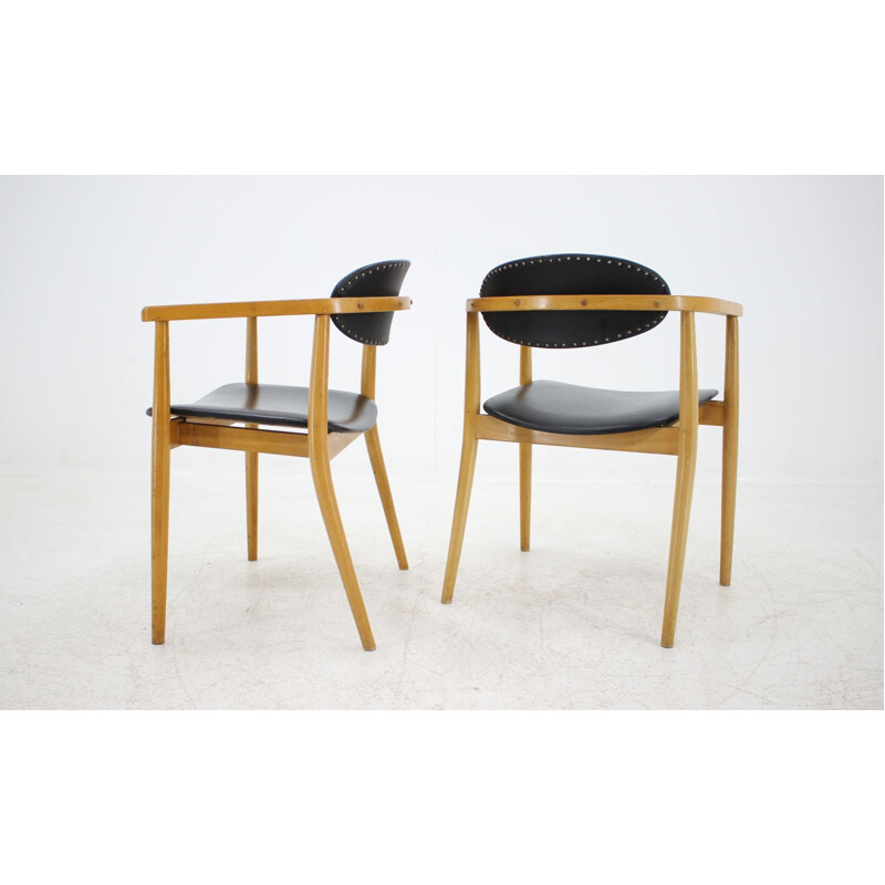 2 scandinavian armchairs from the 60s