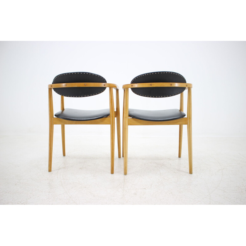 2 scandinavian armchairs from the 60s