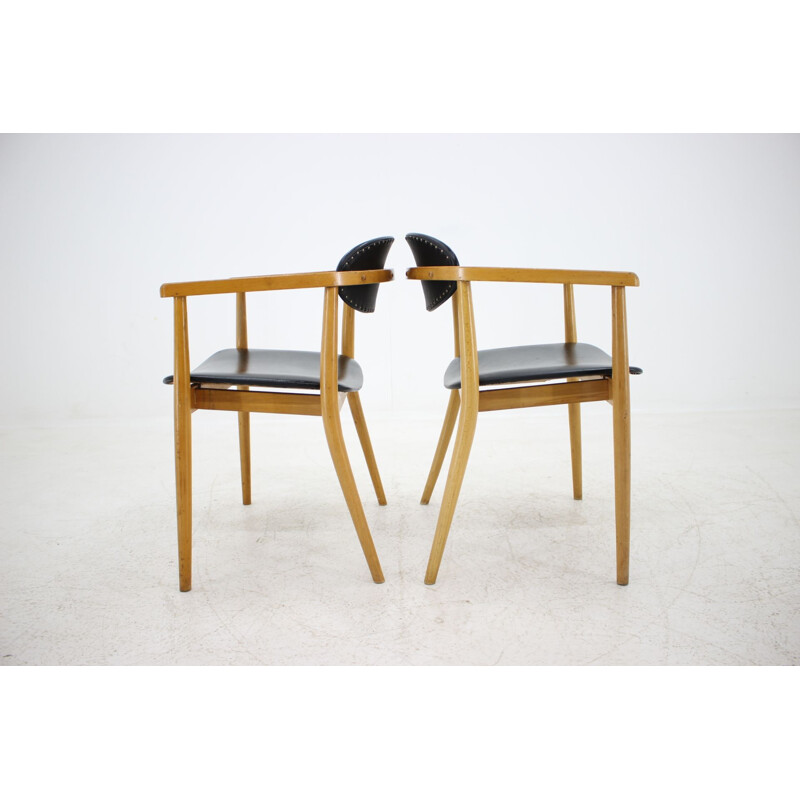 2 scandinavian armchairs from the 60s