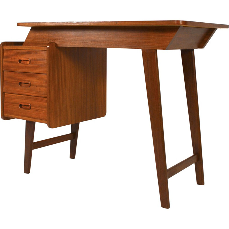 Vintage desk in solid teak - 1950s