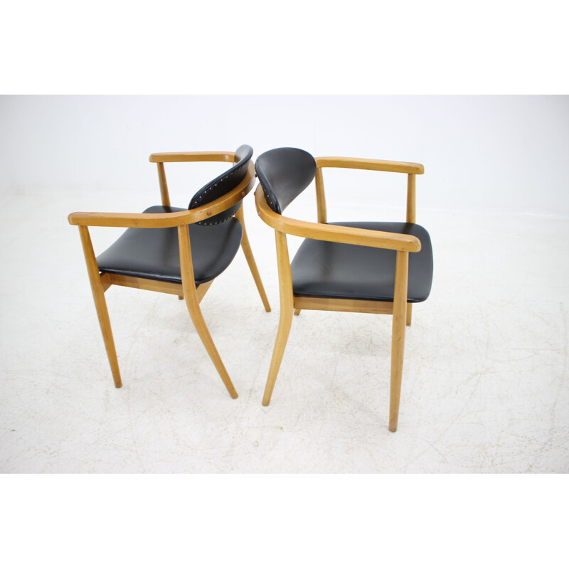 2 scandinavian armchairs from the 60s