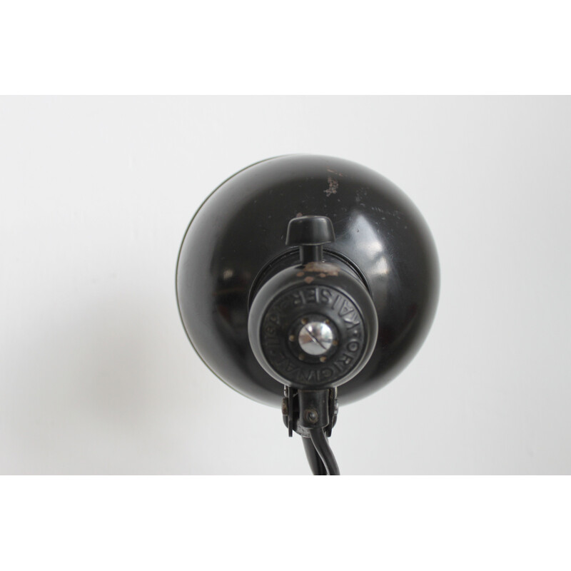 Vintage black Kaiser Idell 6718 scissor lamp from Christian Dell