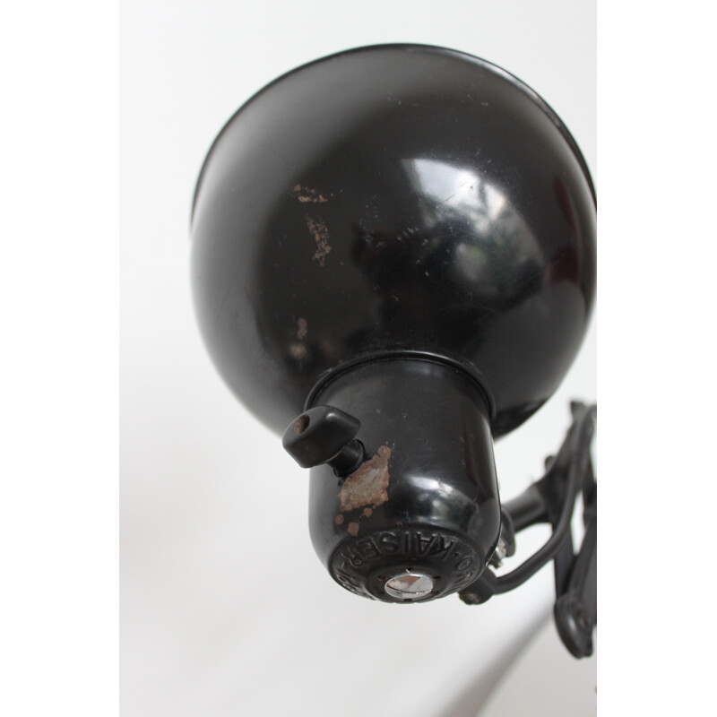 Vintage black Kaiser Idell 6718 scissor lamp from Christian Dell
