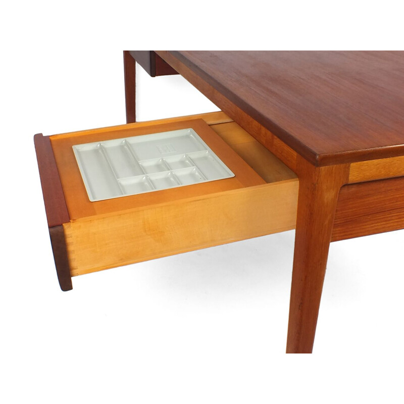 Vintage executive desk by Hartmut Lohmeyer for Wilkhahn 1960