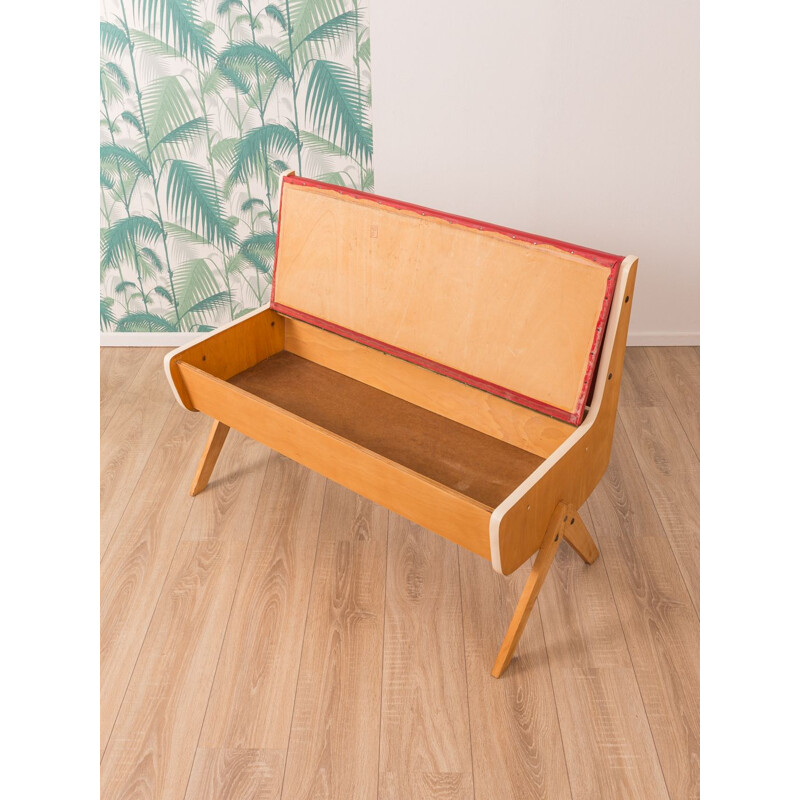 Vintage ash pink bench 1950s