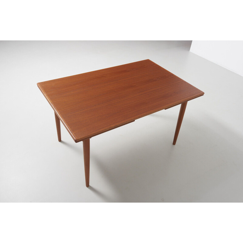 Vintage teak dinning table by Gunni Omann 1960