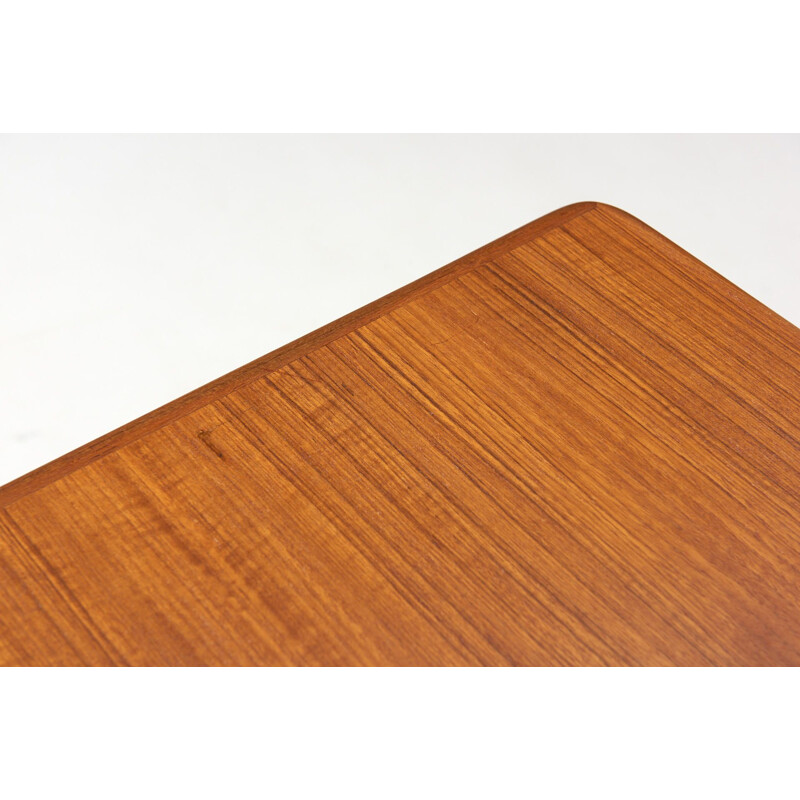 Vintage dining table in teak by  H.W. KLEIN for Bramin