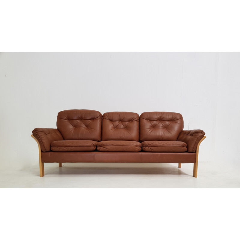 Sofa vintage by Ulferts Sweden canne wooden structure 1960