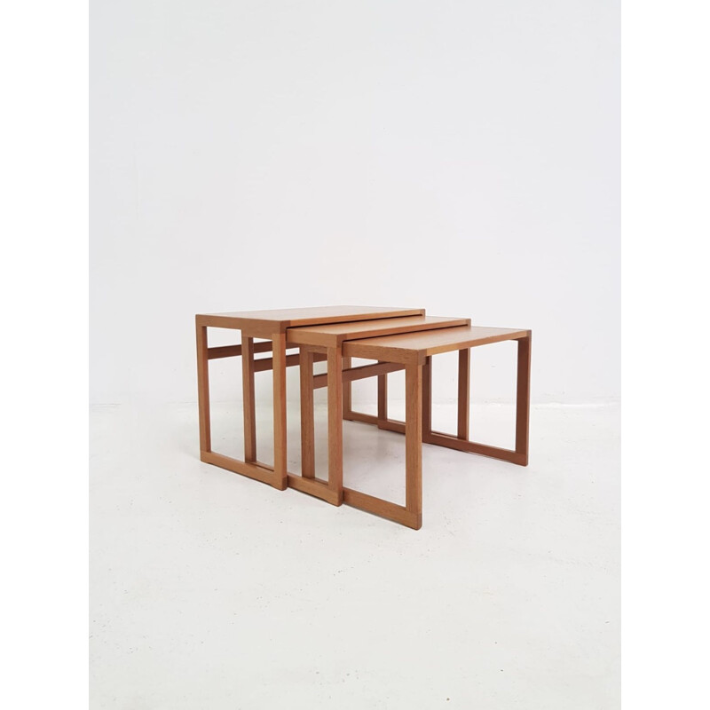 Vintage nesting tables by Kai Kristiansen for Vildbjerg Møbelfabrik 1960