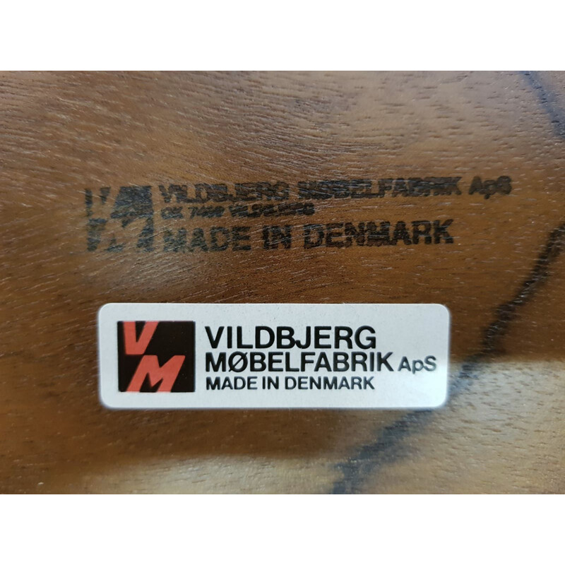 Vintage nesting tables by Kai Kristiansen for Vildbjerg Møbelfabrik 1960