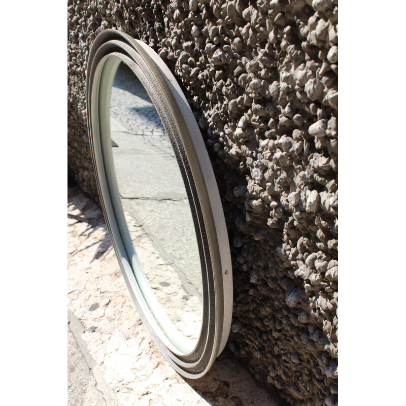 Vintage round mirror Italy 1960s