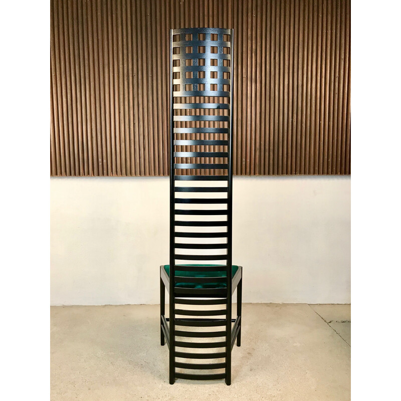 Vintage Hill House Chair by Charles Rennie Mackintosh for Cassina, 1973