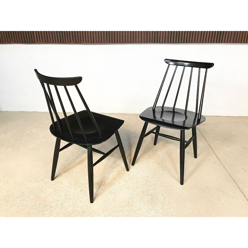 Set of 2 vintage chairs Fanett by Ilmaari Tapiovaara for Asko, 1950s