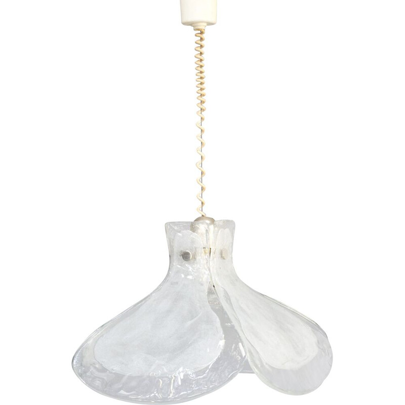 Vintage hanging lamp by Carlo Nason for Mazzega 1960s