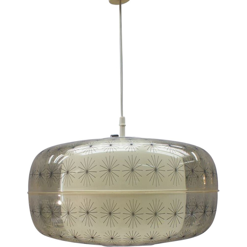 Vintage pendant lamp by Aloys F. Gangkofner for Erco Leuchten 1960s