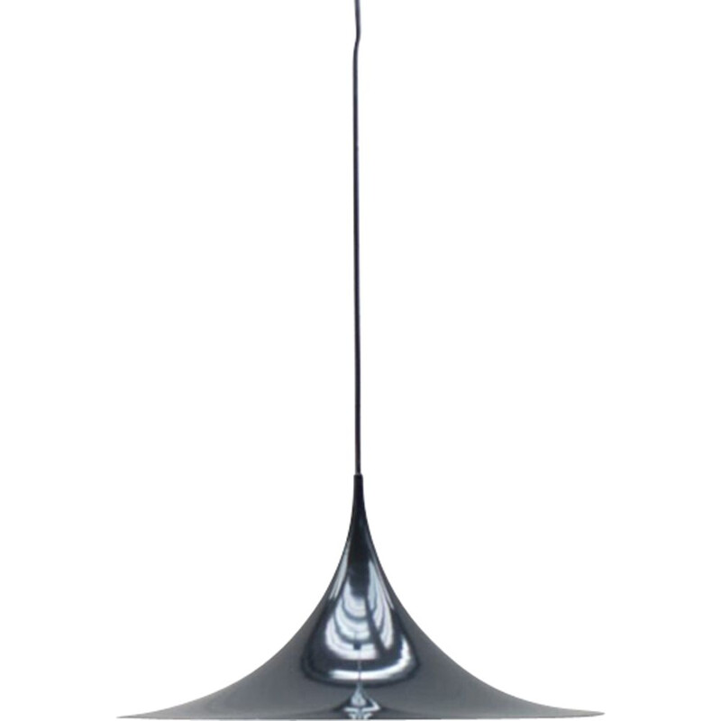 Vintage black pendant lamp by Claus Bonderup & Torsten Thorup for Fog & Mørup 1970s