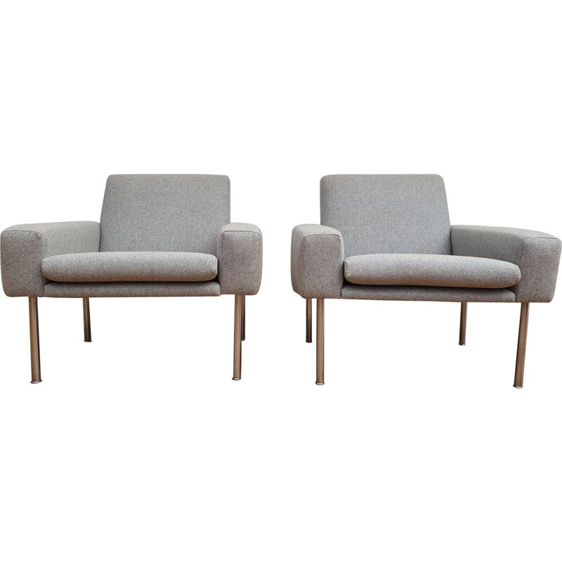 Pair of vintage Danish armchairs by Hans J. Wegner, 1960