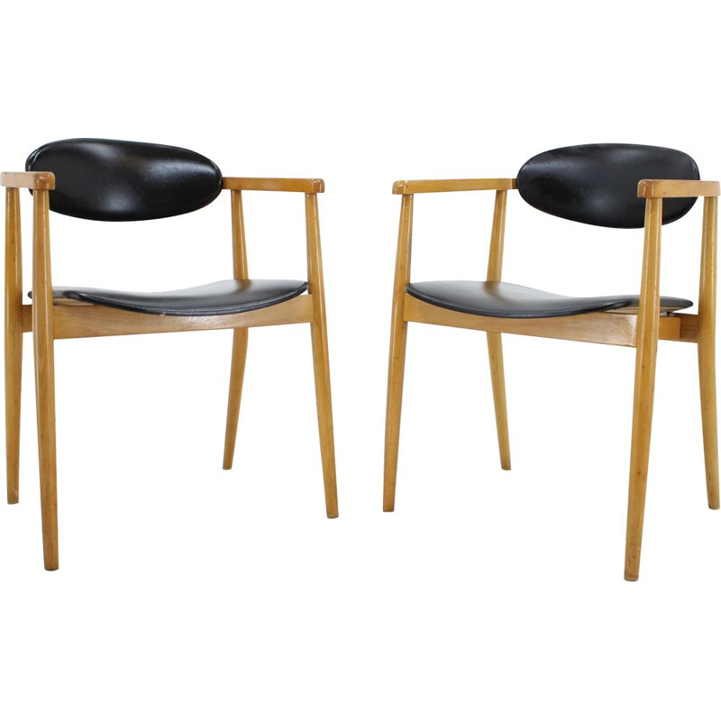 2 fauteuils vintage scandinave,1960