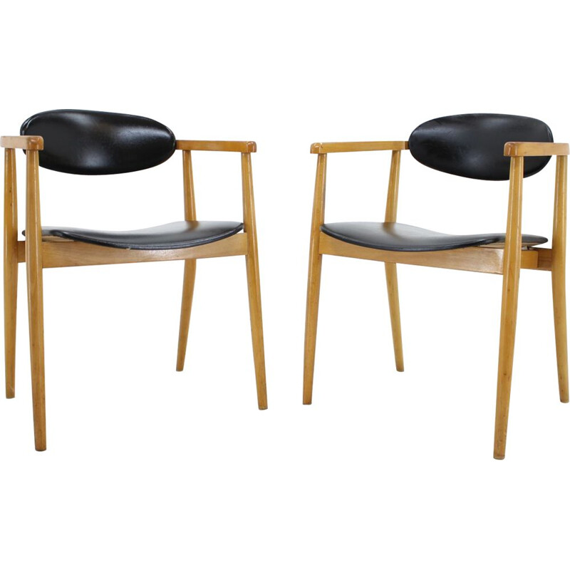 2 scandinavian armchairs from the 60s