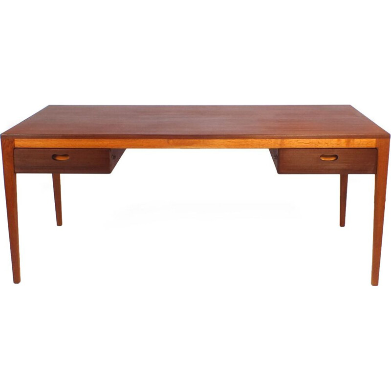 Vintage executive desk by Hartmut Lohmeyer for Wilkhahn 1960