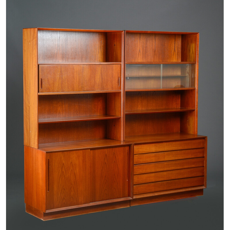 Scandinavian bookcase - 1960s