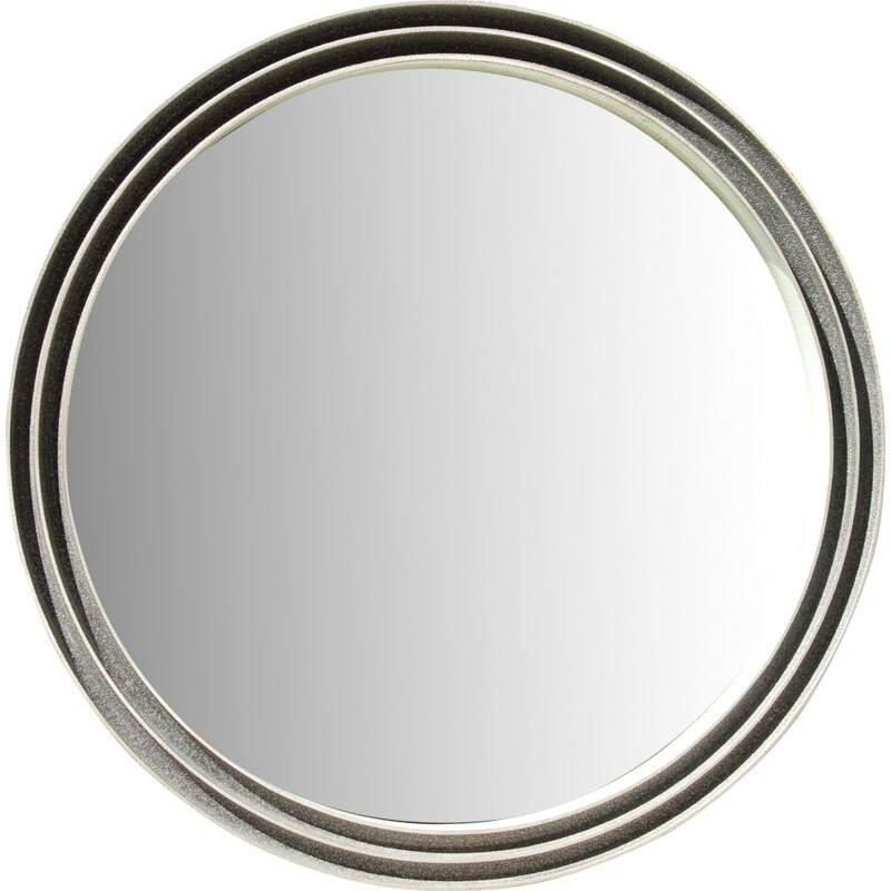 Miroir rond vintage Italie des années 1960