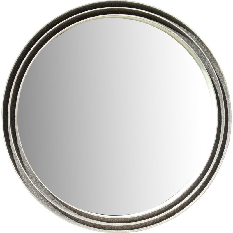 Vintage round mirror Italy 1960s
