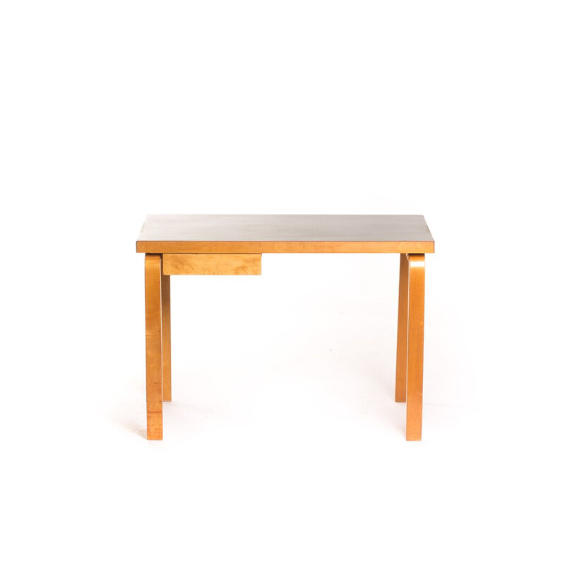 Vintage small desk with drawer by Alvar Aalto