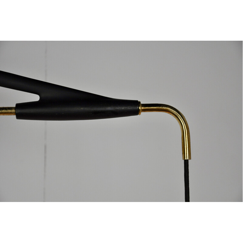 Vintage wall lamp by Arlus France 1950s