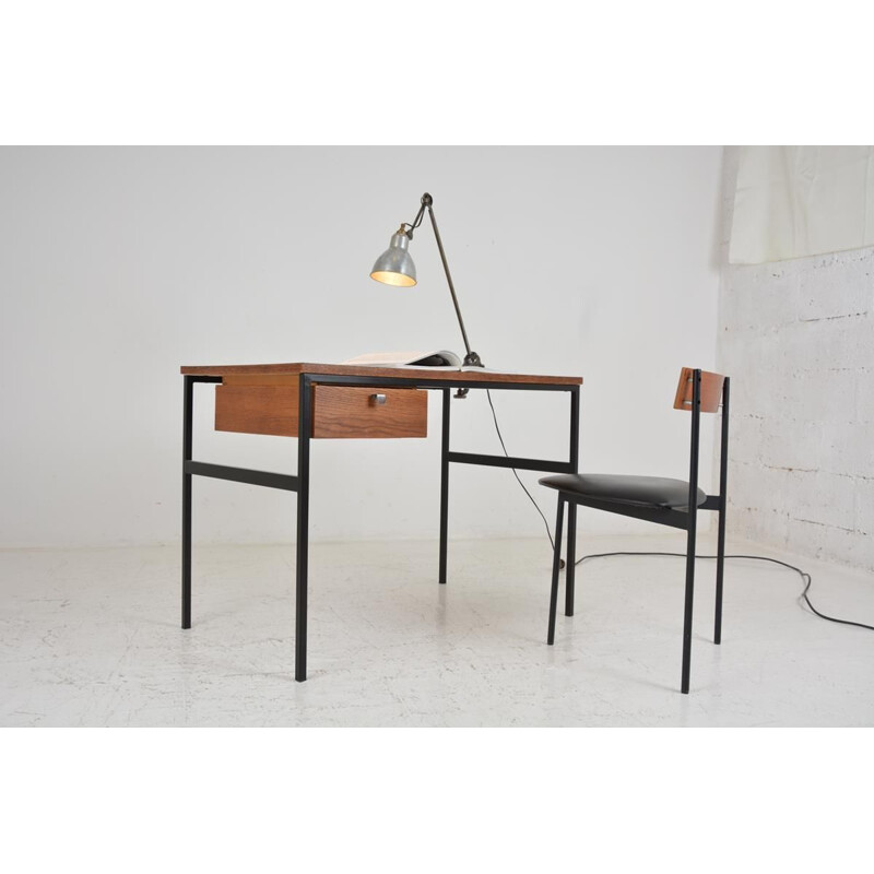 Vintage small desk by Pierre Paulin edition Thonet, circa 1960