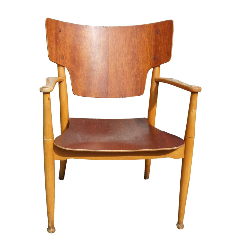 Vintage chair Portex nr. 111 by Hvidt & Mølgaard Denmark 1940s