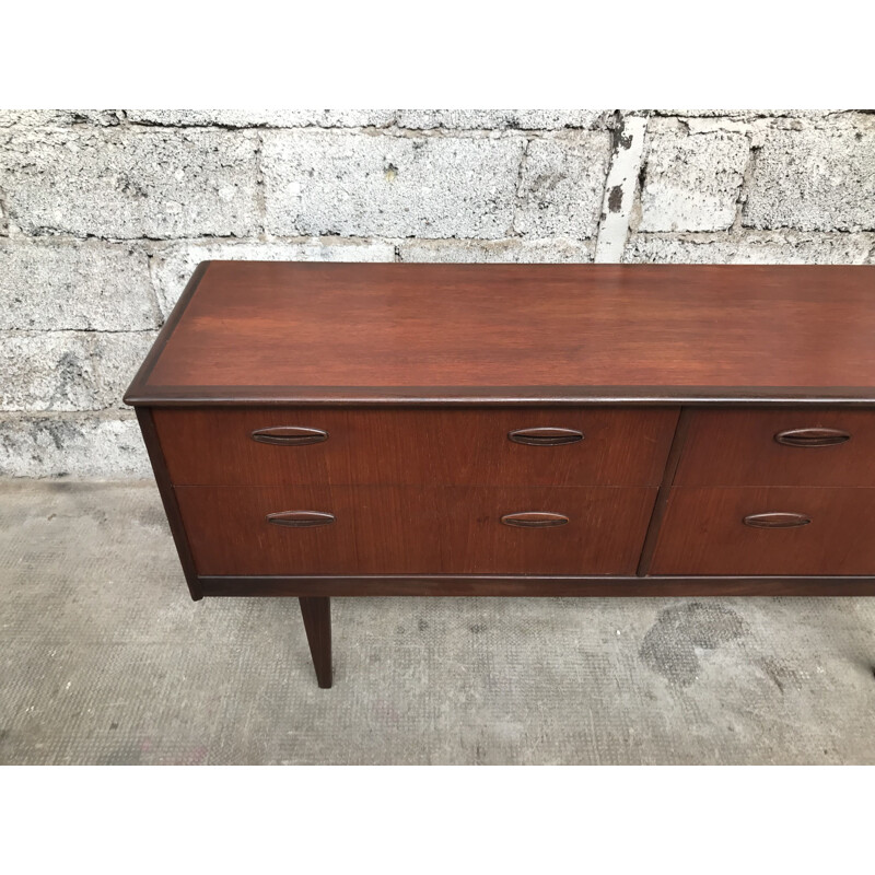 Enfilade vintage scandinave en teck 1960 